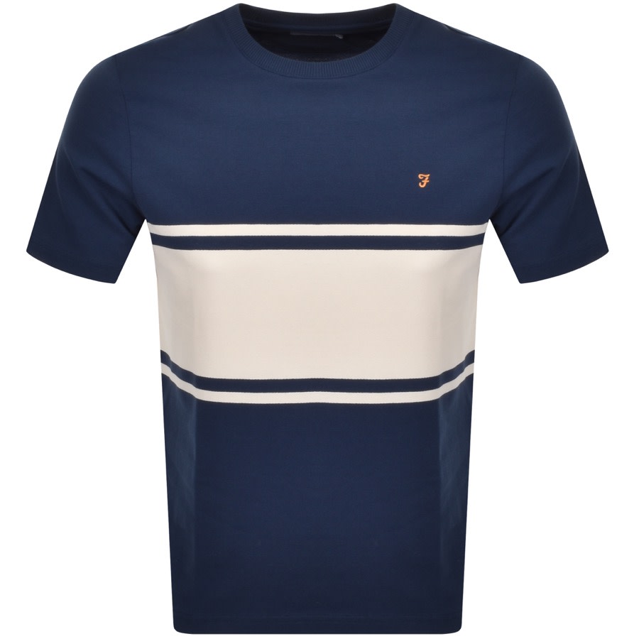 Alternative Image for ProductFarah Vintage Short Sleeve Belair T Shirt Navy1